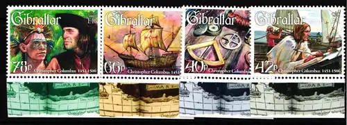 Gibraltar 1186-1189 postfrisch Schifffahrt #HS227
