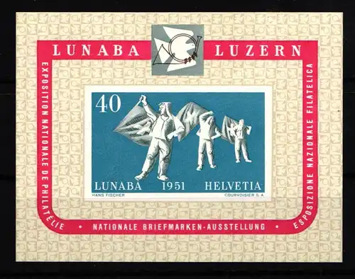 Schweiz Block 14 postfrisch #HB934