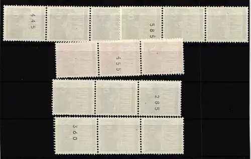 BRD 506-510 wR postfrisch 3er Streifen #HJ576