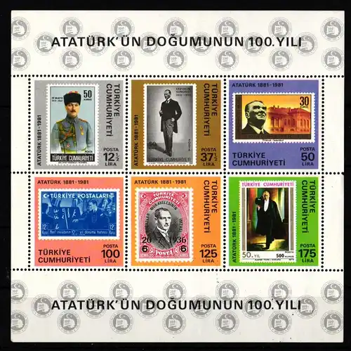 Türkei Block 19 postfrisch #HO075