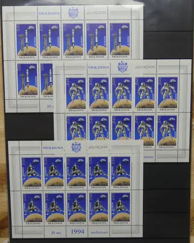 Moldawien Kleinbögen 106-108 postfrisch Cept 1994 #GW644