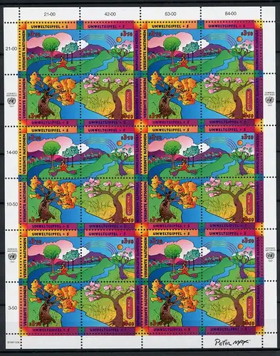 UNO Wien ZD BG mit 226-229 postfrisch Umwelt #GW800