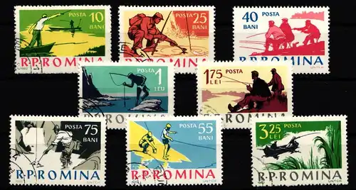 Rumänien 2078-2085 gestempelt Schifffahrt Fischfang #HD855