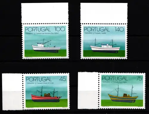 Portugal 2037A-2040A postfrisch Schifffahrt Fischfang #HD865