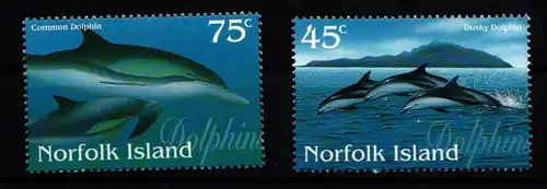 Norfolk Inseln 632-633 postfrisch Tiere Fische #HD890