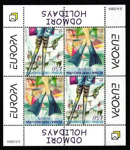 Bosnien Herzegowina Mostar Block 4 postfrisch CEPT 2004 #GU488