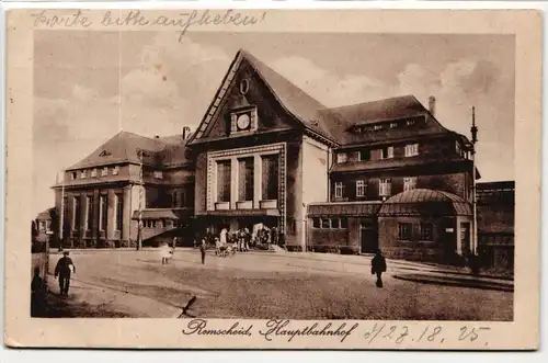 AK Remscheid Hauptbahnhof 1925 #PM159