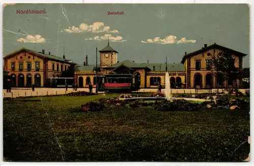 AK Nordhausen Bahnhof 1925 #PM168