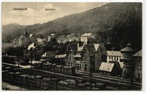 AK Jünkerath Bahnhof Feldpost 1918 #PM182