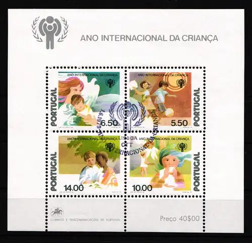 Portugal Block 28 gestempelt #HT328