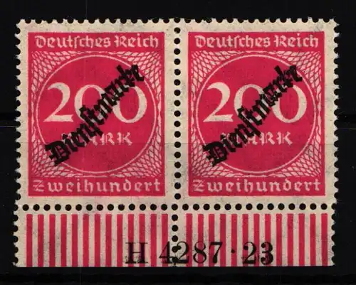 Deutsches Reich Dienstmarken 78HAN postfrisch H4287.23 #HT839