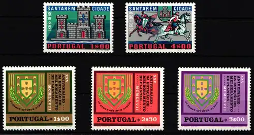 Portugal 1109-1110, 1102-1104 postfrisch #HT422