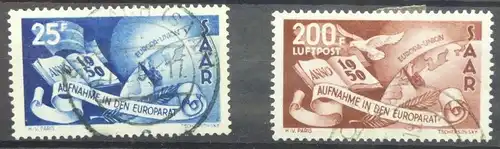 Saarland 297-298 gestempelt #HK937