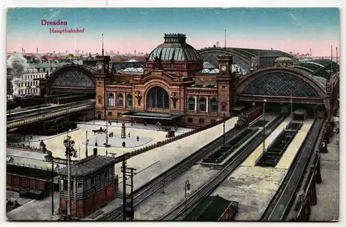 AK Dresden Hauptbahnhof #PM255