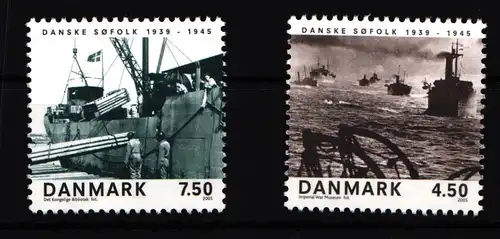 Dänemark 1401-1402 postfrisch Schifffahrt #HS143