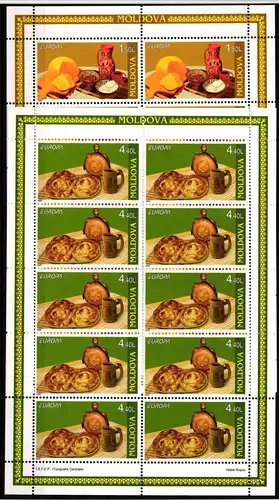 Moldawien Kleinbögen 511-512 postfrisch CEPT 2005 #GW511