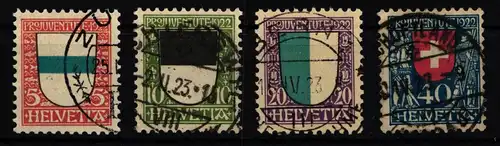 Schweiz 175-178 gestempelt #HT951