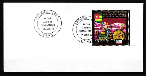 Togo 965 gestempelt als FDC / Raumfahrt #HP212