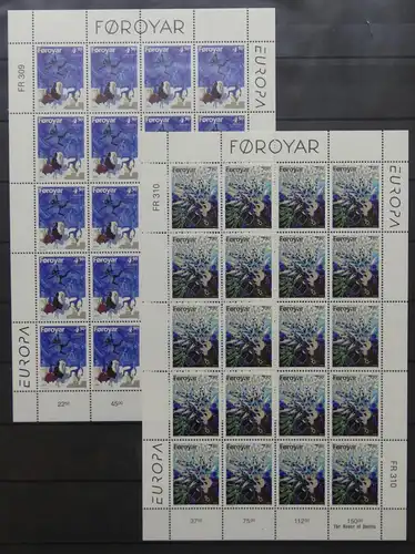 Färöer Kleinbögen 317-318 postfrisch Cept 1997 #GW658