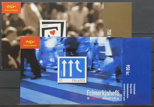 Island Markenheftchen mit 1135-1136 postfrisch Cept 2006 #GW595