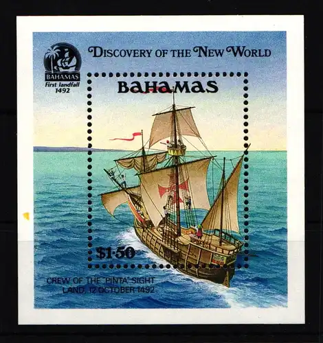Bahamas Block 64 postfrisch #GK312