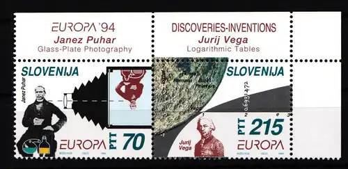 Slowenien 80-81 postfrisch Paar #GK357