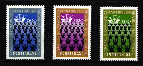 Portugal 1149-1151 postfrisch 40 Märtyer von Brasilien #HT411