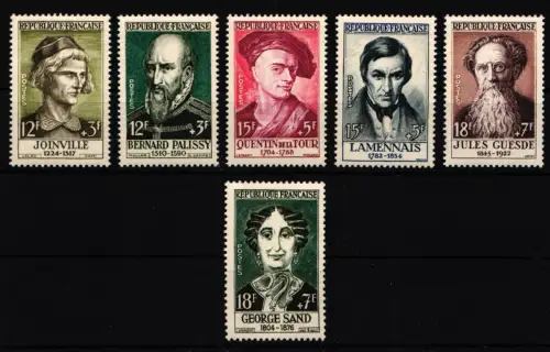 Frankreich 1136/1141 postfrisch kompletter Satz #HT115