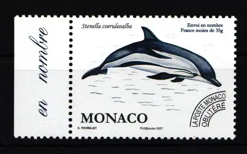 Monaco 2845 postfrisch Tiere Delphine #HS262