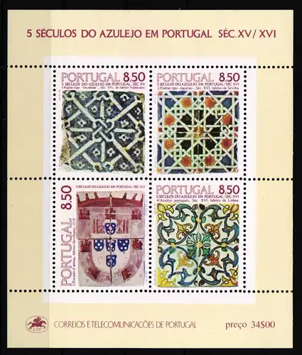Portugal Block 33 postfrisch #HT296