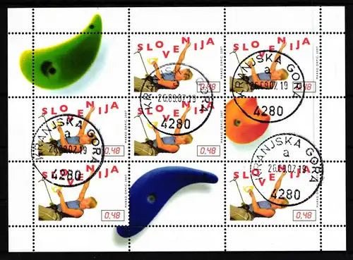 Slowenien 656 gestempelt Kleinbogen #GK401