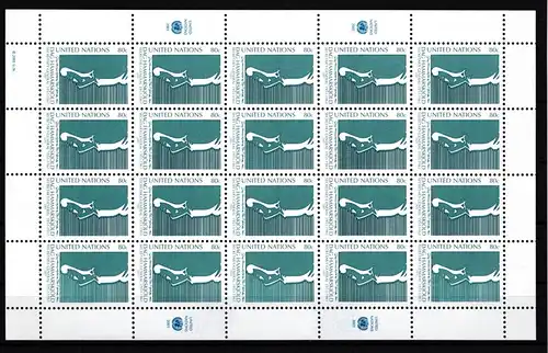 UNO New York Kleinbogen 880 postfrisch #GW733