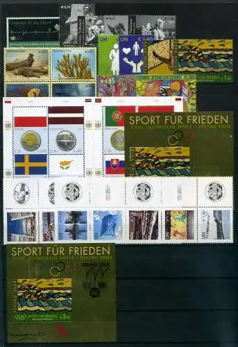 UNO Wien Jahrgang 2008 postfrisch #GW747