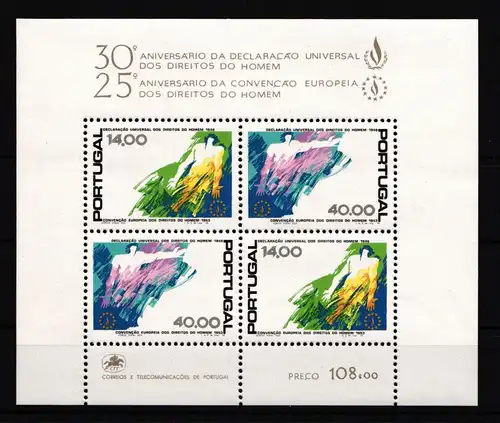 Portugal Block 24 postfrisch #HT337