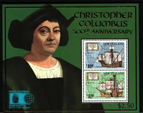 Neuseeland Block 33 postfrisch #HU939