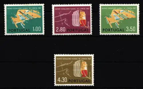 Portugal 1036-1039 postfrisch Aufhebung der Zollschranken #HT437