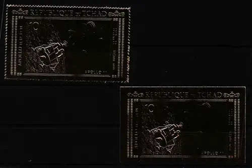 Tschad 387 A und B postfrisch Apollo #GY866