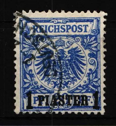 Deutsche Auslandspostämter Türkei 8b gestempelt geprüft Hollmann BPP #HS960