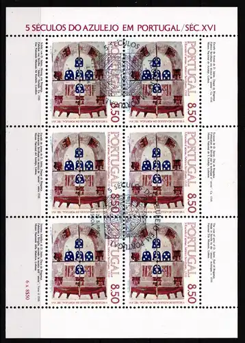 Portugal 1539 gestempelt Kleinbogen #HT295