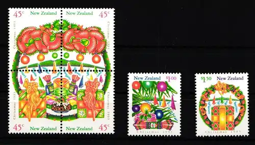 Neuseeland 1298-1303 postfrisch #HU965