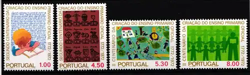 Portugal 1216-1219 postfrisch Staatliche Volksschulen #HT399