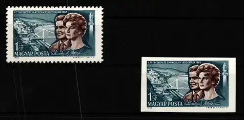 Ungarn 2123 A+B postfrisch Raumfahrt #GY915