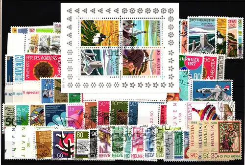 Schweiz Lot gestempelt #HT737