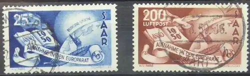 Saarland 297-298 gestempelt #HK929