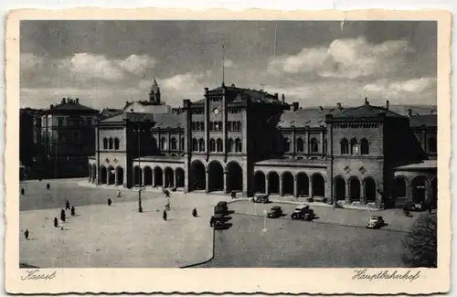 AK Kassel Hauptbahnhof 1939 #PM329