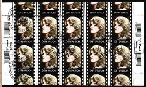 Österreich 3057 gestempelt als Kleinbogen #HT623