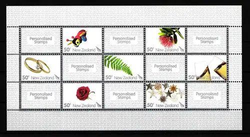 Neuseeland 2339-2348 postfrisch Kleinbogen #HV758