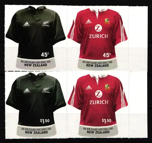 Neuseeland 2262-2266 postfrisch 2 Paare #HU759