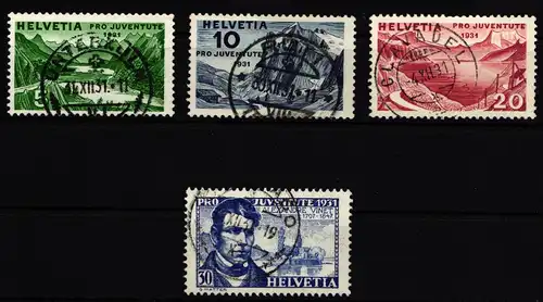 Schweiz 246-249 gestempelt #HT985