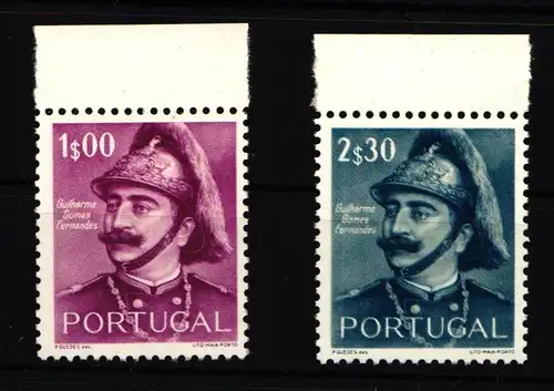Portugal 809-810 postfrisch vom Oberrand #HT880
